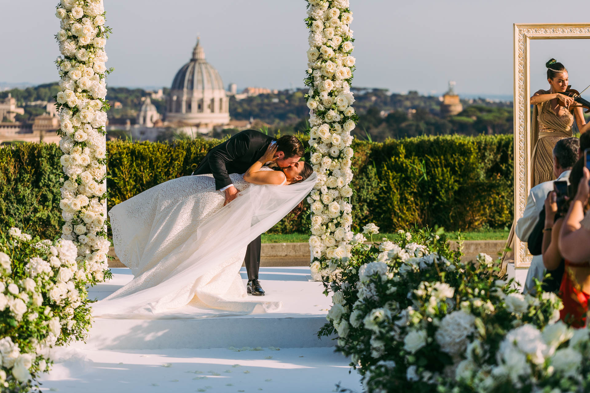 Villa Miani Wedding in Rome: Cristina and John’s Modern Celebration